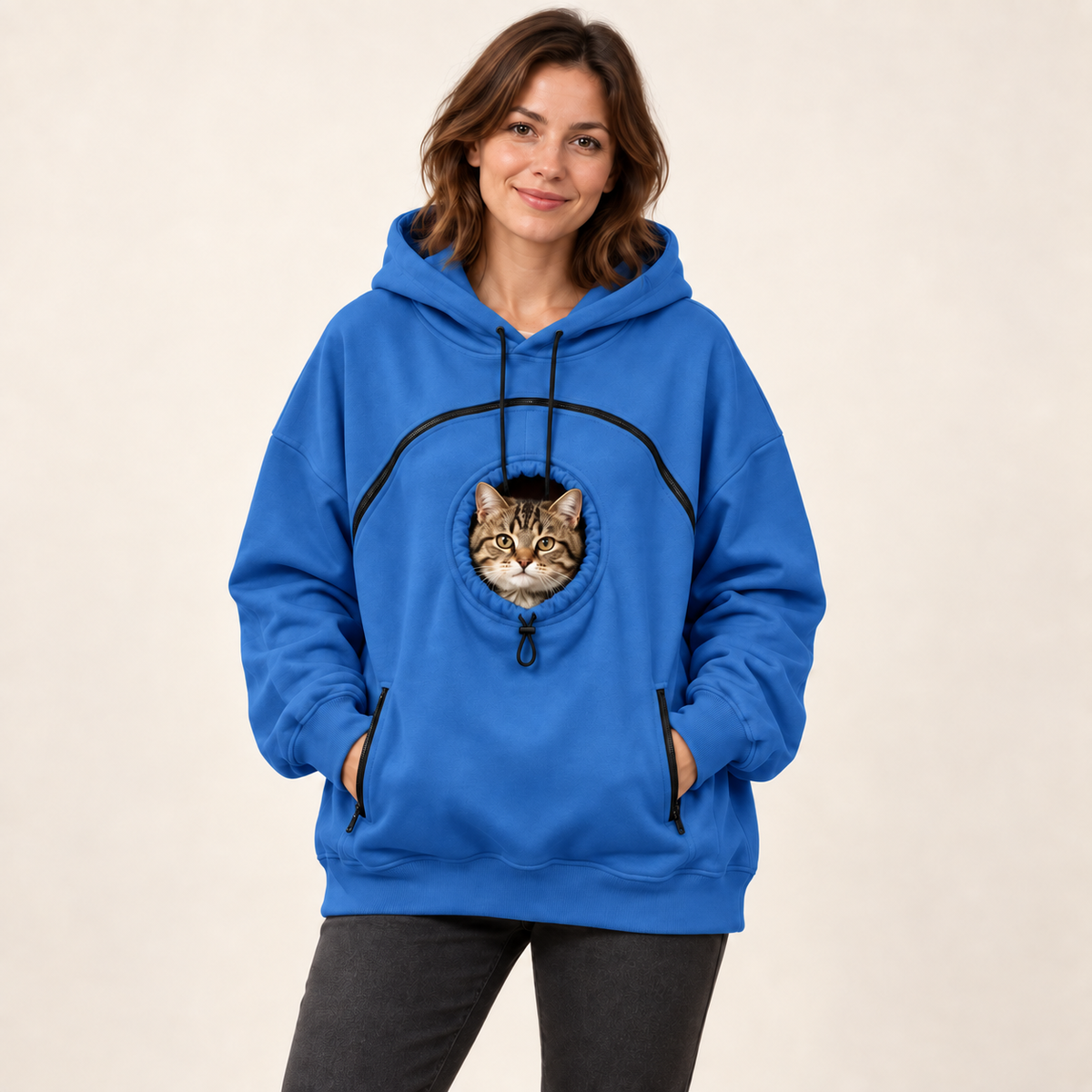 snugglepouch cat blue