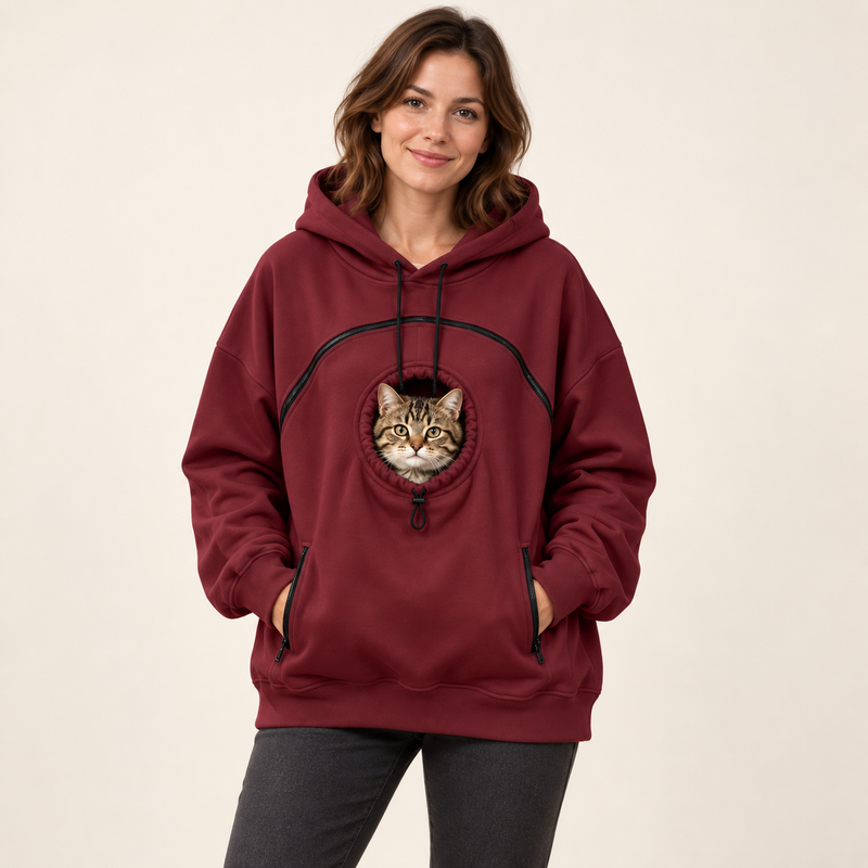 SnugglePouch Hoodie for Cats